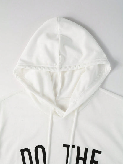 Manfinity LEGND Men'S Sleeveless Hooded Tank Top with Slogan Print Letter Plain Going Out Casual Husband