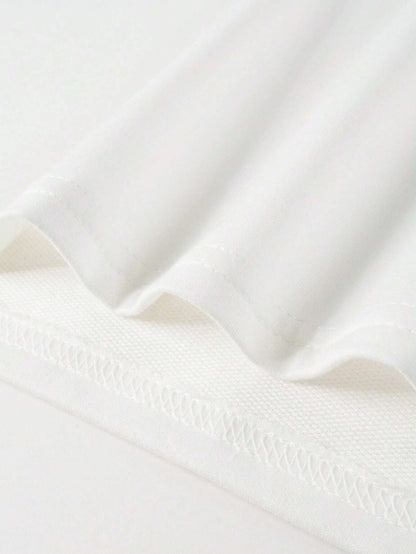 Manfinity LEGND Men'S Sleeveless Hooded Tank Top with Slogan Print Letter Plain Going Out Casual Husband